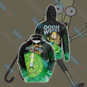 Mr.Poopybutthole Rick and Morty Unisex 3D T-shirt Hoodie S 