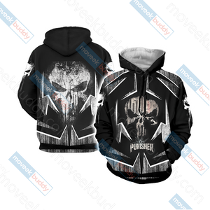 The Punisher New Unisex 3D T-shirt Hoodie S 