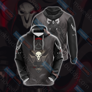 Overwatch - Reaper Unisex 3D T-shirt Hoodie S 