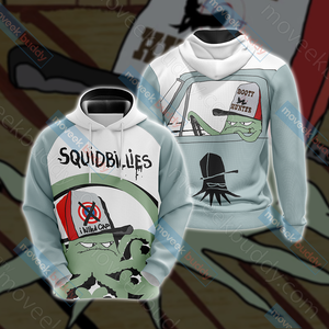 Squidbillies Unisex 3D T-shirt Hoodie S 