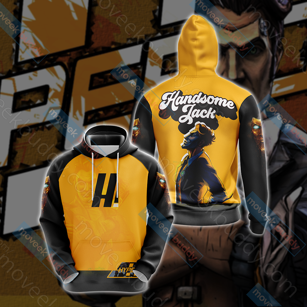 Borderlands - Handsome Jack  New Unisex 3D T-shirt Hoodie S 
