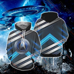 Star Trek New Look Unisex 3D T-shirt Hoodie S 