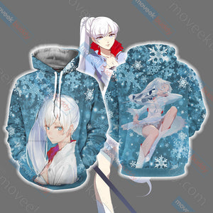 RWBY Weiss Schnee 3D T-shirt Hoodie S 