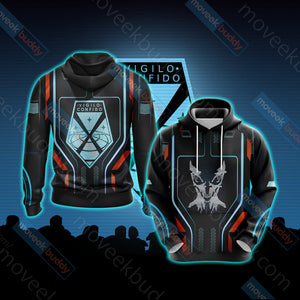 X-COM Unisex 3D T-shirt Hoodie S 