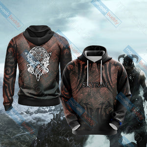 The Elder Scrolls - Winterhold Unisex 3D T-shirt Hoodie S 
