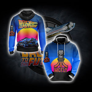 Back To The Future New Unisex 3D T-shirt Hoodie S 