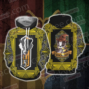 Harry Potter - Knowledge Hufflepuff House Unisex 3D T-shirt Hoodie S 