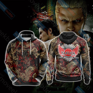 Yakuza Unisex 3D T-shirt Hoodie S 