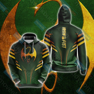 Iron Fist (comics) Unisex 3D T-shirt Hoodie S 