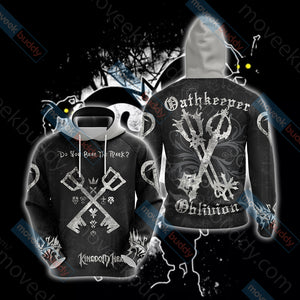 Kingdom Hearts Style 2019 Unisex 3D T-shirt Hoodie S 