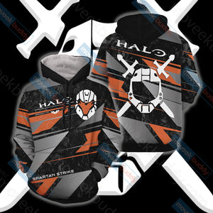 Halo - Spartans Helmet Unisex 3D T-shirt Hoodie S 