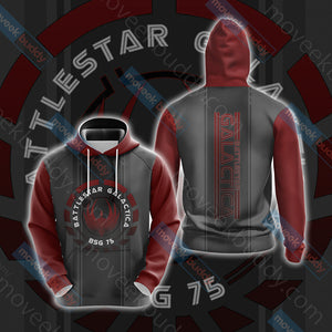 Battlestar Galactica Unisex 3D T-shirt Hoodie S 