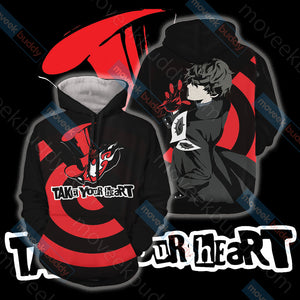 Persona 5 - Phantom Thieves Symbol Unisex 3D T-shirt Hoodie S 