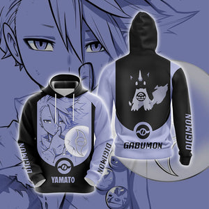 Digimon - Gabumon New Version Unisex 3D T-shirt Hoodie S 