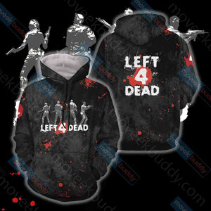 Left 4 Dead New Look Unisex 3D T-shirt Hoodie S 