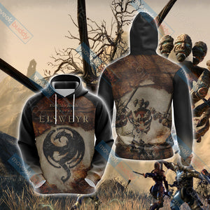 The Elder Scrolls Online - Elsweyr Unisex 3D T-shirt Hoodie S 