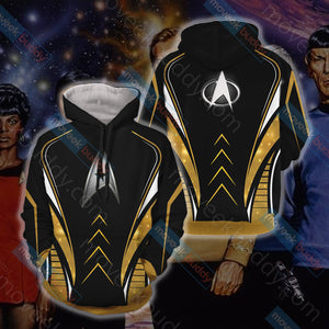Star Trek - Command Unisex 3D T-shirt Hoodie S 
