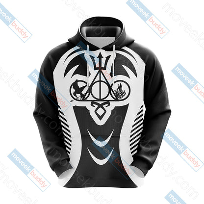 Harry Potter Divergent Percy Jackson The Hunger Games The Mortal Instruments Unisex 3D T-shirt   