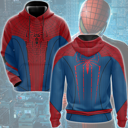 Spider-Man 2 Amazing Suit (Amazing Spider-Man 1 Suit) Cosplay Video Game All Over Printed T-shirt Tank Top Zip Hoodie Pullover Hoodie Hawaiian Shirt Beach Shorts Joggers Hoodie S 
