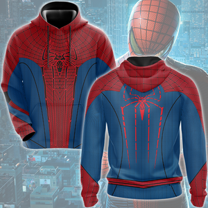 Spider-Man 2 Amazing Suit (Amazing Spider-Man 1 Suit) Cosplay Video Game All Over Printed T-shirt Tank Top Zip Hoodie Pullover Hoodie Hawaiian Shirt Beach Shorts Joggers Hoodie S 