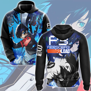 Persona 3 Reload Video Game All Over Printed T-shirt Tank Top Zip Hoodie Pullover Hoodie Hawaiian Shirt Beach Shorts Joggers Hoodie S 