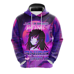 Just A Gamer Who Loves Anime And Waifus Unisex 3D T-shirt   