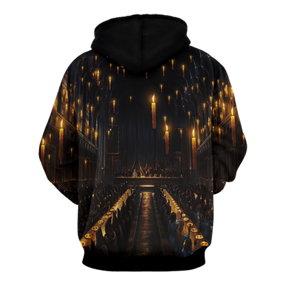 The Great Hall Harry Potter Unisex 3D T-shirt   
