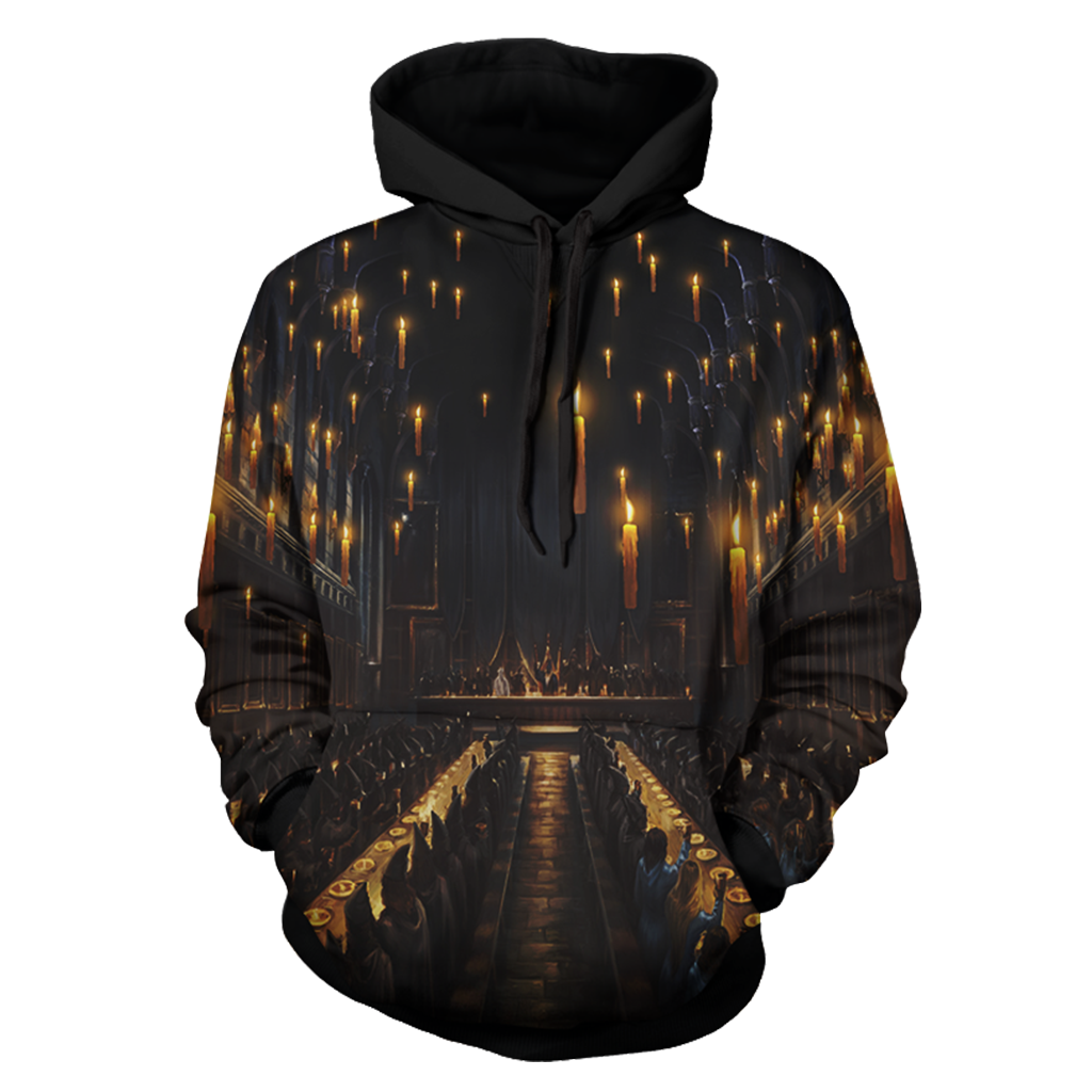 The Great Hall Harry Potter Unisex 3D T-shirt   