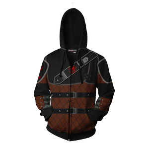 How To Train Your Dragon Hiccup Cosplay Zip Up Hoodie Jacket   