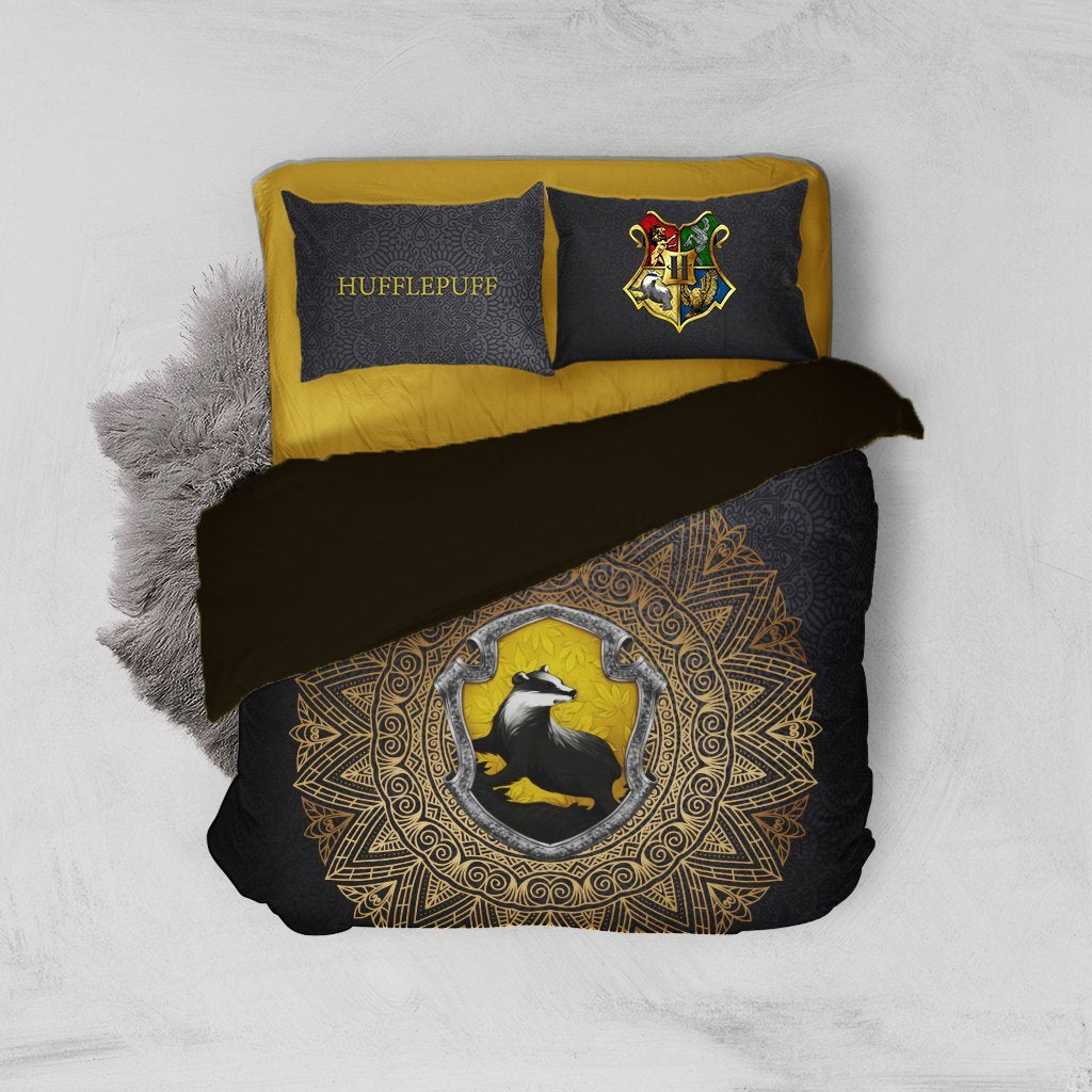 Hogwart House Hufflepuff Harry Potter Bed Set Twin (3PCS)  