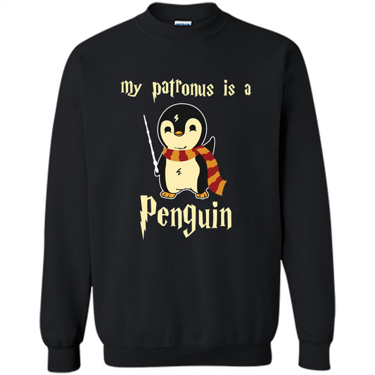 Penguin T-Shirt My Patronus Is A Penguin Hot 2017 T-Shirt Black S 