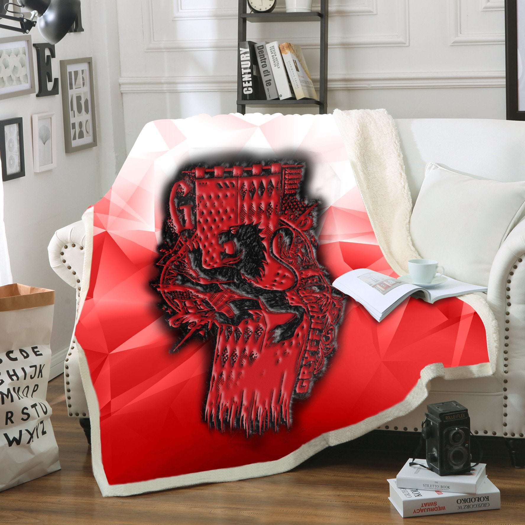 The Gryffindor Lion Harry Potter 3D Throw Blanket 130cm x 150cm  