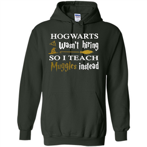 I Teach Muggles Instead T-shirt Forest Green S 