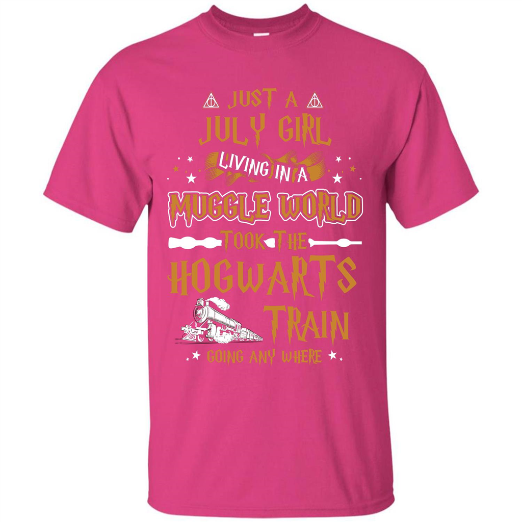 Harry Potter T-shirt Just A July Girl Living In A Muggle World   