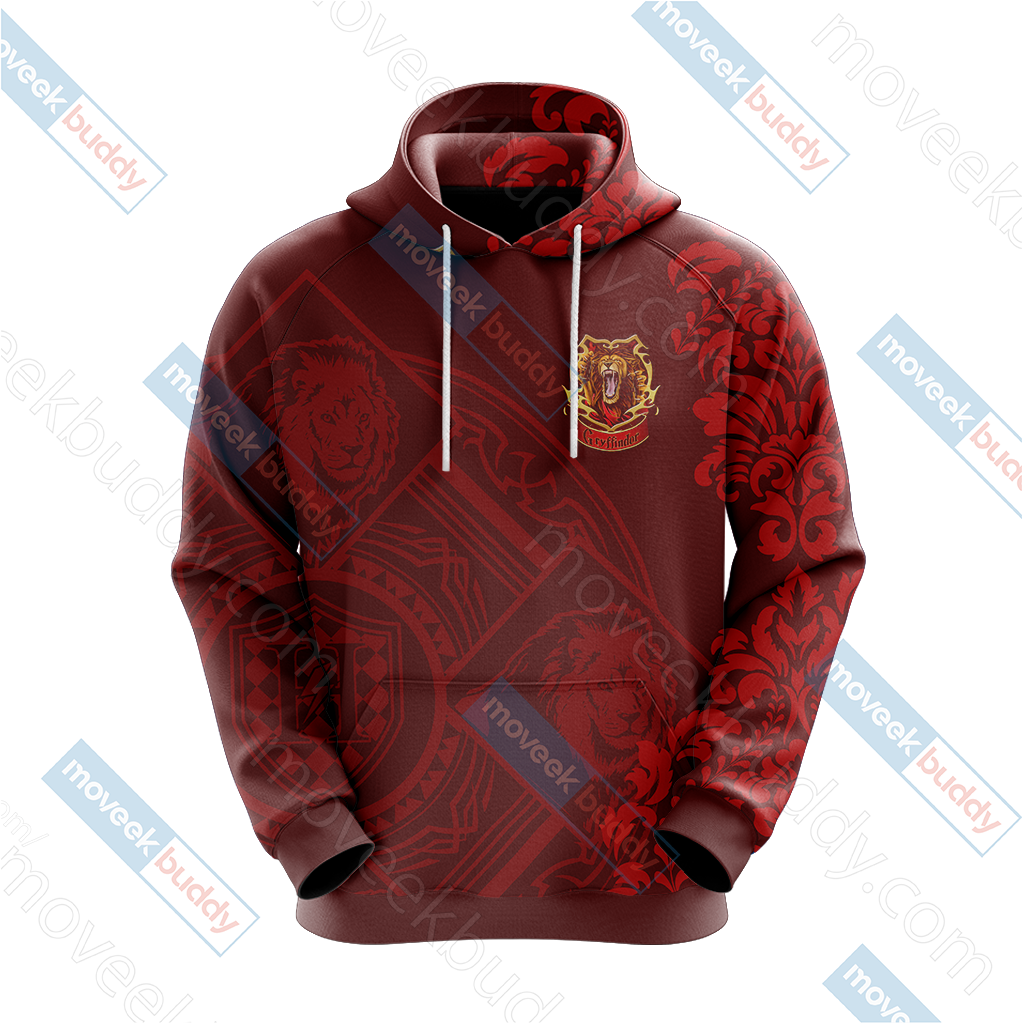 Harry Potter - Brave Like A Gryffindor Version Lifestyle Unisex 3D T-shirt   