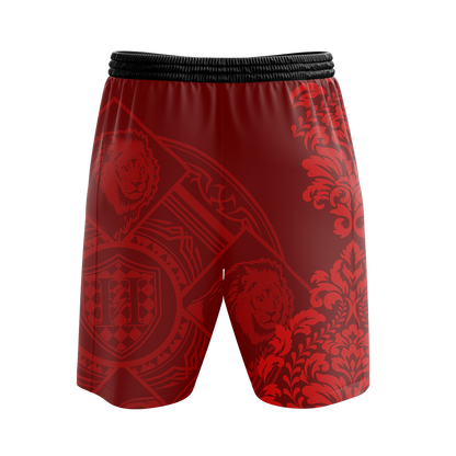 Harry Potter - Brave Like A Gryffindor Version Lifestyle Beach Shorts   