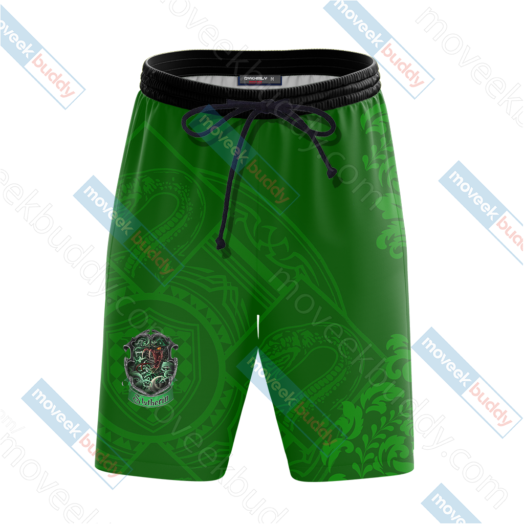 Harry Potter - Cunning Like A Slytherin Version Lifestyle Unisex Beach Shorts   