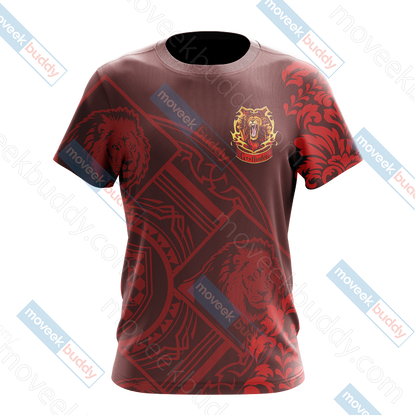 Harry Potter - Brave Like A Gryffindor Version Lifestyle Unisex 3D T-shirt   