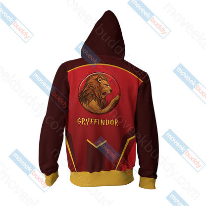 Harry Potter - Gryffindor House Wacky Style Unisex 3D T-shirt   