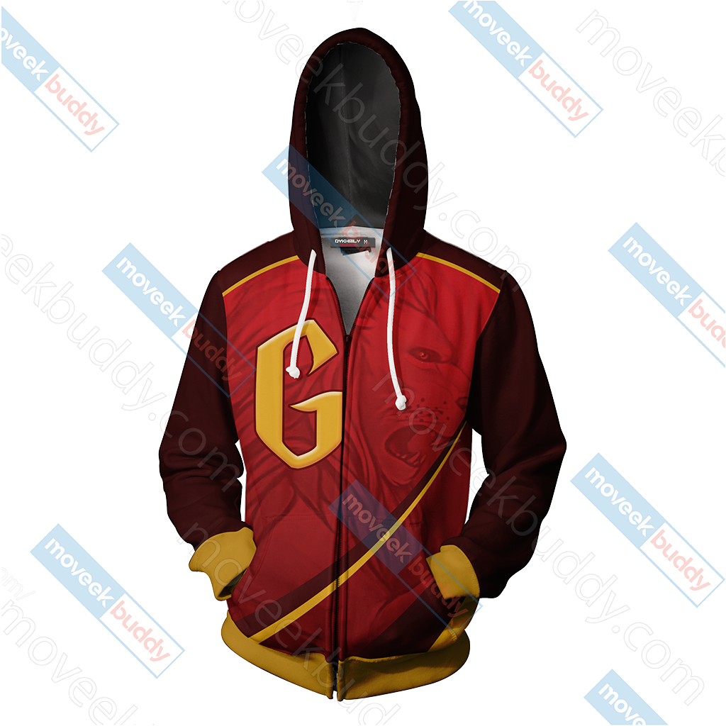 Harry Potter - Gryffindor House Wacky Style Unisex 3D T-shirt   
