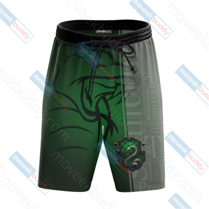 You Might Belong In Slytherin Harry Potter Hogwarts Beach Shorts   