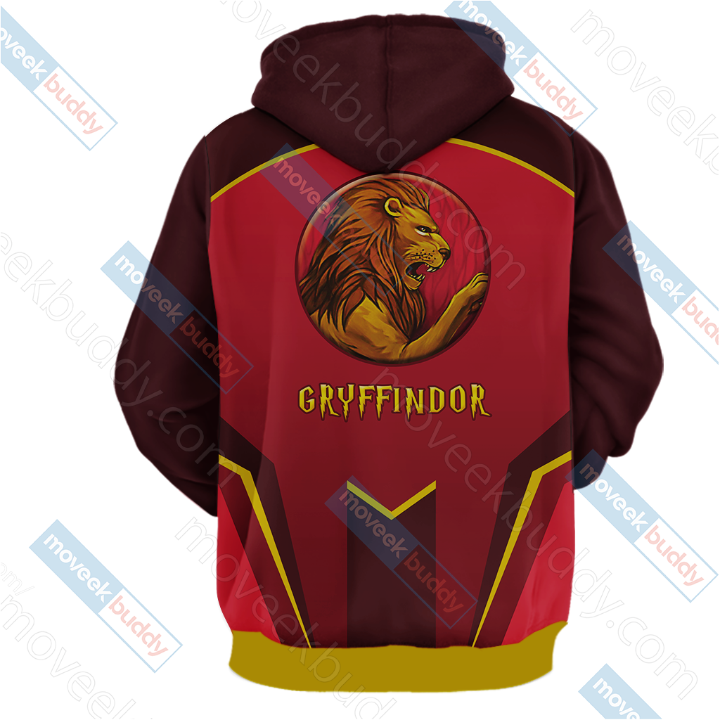 Harry Potter - Gryffindor House Wacky Style Unisex 3D T-shirt   