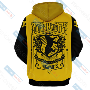 Harry Potter Loyal Like A Hufflepuff Wacky Style Unisex 3D T-shirt   