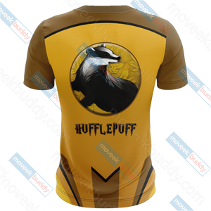 Harry Potter - Hufflepuff House Wacky Style Unisex 3D T-shirt   