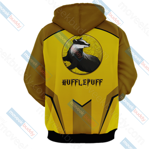 Harry Potter - Hufflepuff House Wacky Style Unisex 3D T-shirt   