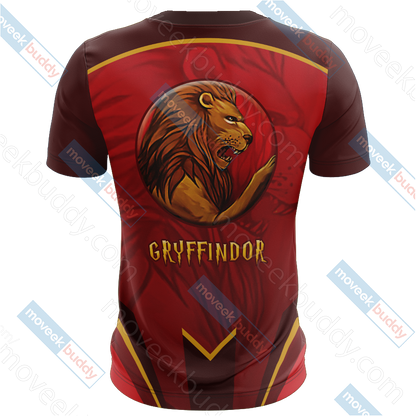Harry Potter - Gryffindor House Wacky Style Unisex 3D T-shirt   
