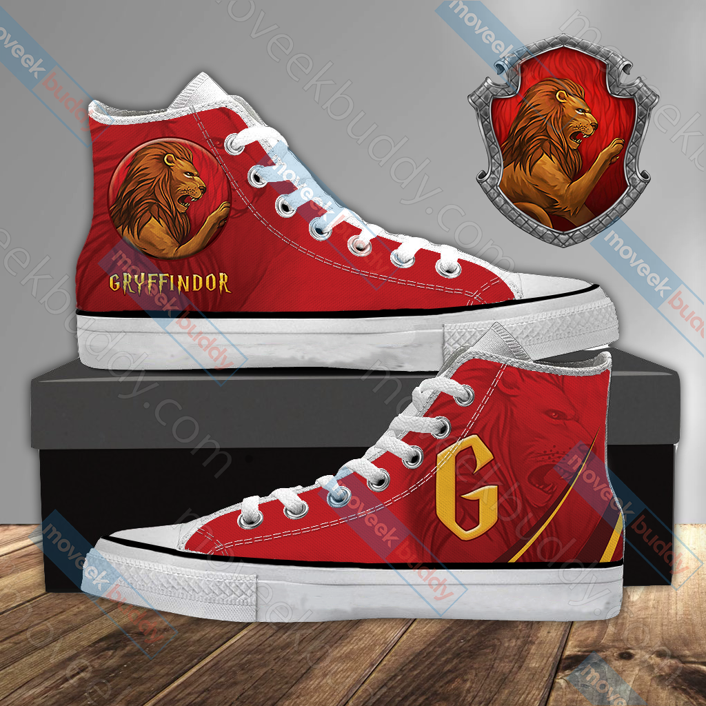 Harry Potter - Gryffindor House Wacky Style High Top Shoes Men SIZE 36 