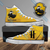 Harry Potter - Hufflepuff House Wacky Style High Top Shoes Men SIZE 36 