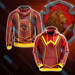 Harry Potter - Gryffindor House New Lifestyle Unisex 3D T-shirt Hoodie S 