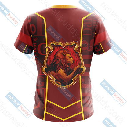 Harry Potter - Gryffindor House New Lifestyle Unisex 3D T-shirt   